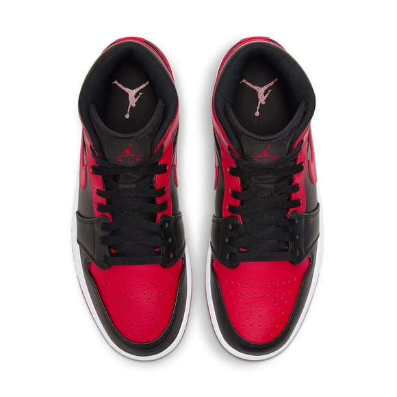Size 10.5 - [NEW] Men\'s Air Jordan 1 Mid Shoes \'Black\' 554724-074